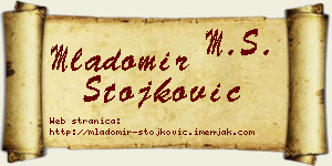 Mladomir Stojković vizit kartica